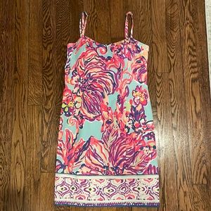 Lilly Pulitzer dress with tie back and adjustable straps